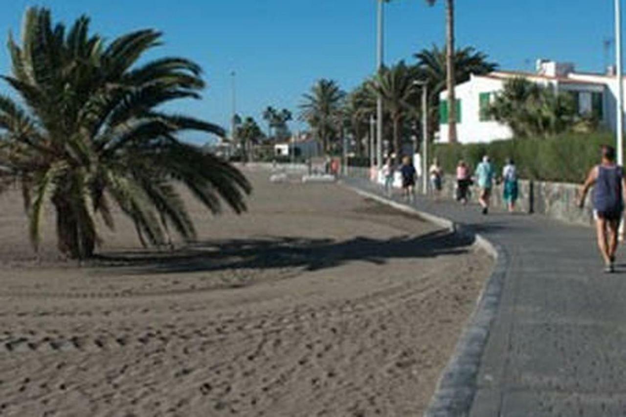 Primera Linea De Playa De Las Burras San Agustín Exterior foto